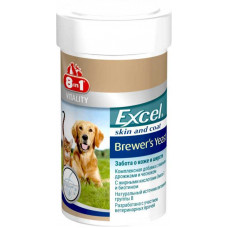 8in1 (8v1) Vitality Excel Brewers Yeast - The vitamin supplement for dogs maintaining health of leather and wool