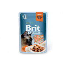 Brit Premium (Premium Is shaven) Cat Turkey fillets in Gravy is the Damp forage with pieces from fillet of a turkey in sauce for cats