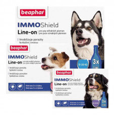 Beaphar IMMO Shield - Antiparasitic drops for dogs with dimetikony