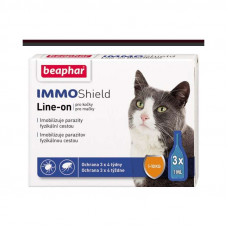 Beaphar IMMO Shield - Antiparasitic drops for cats with dimetikony