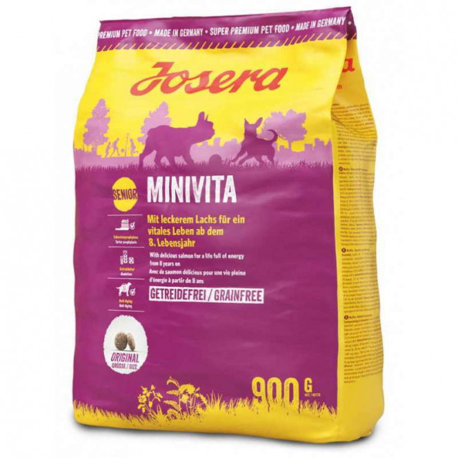 Josera (Yozera) MiniVita - Bezzernova adult dog food is more senior than 8 years