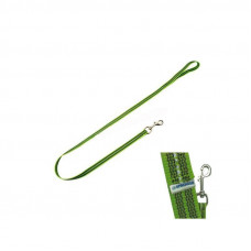 Sprenger the Lead nylon rubberized with the handle for dogs, neon-green