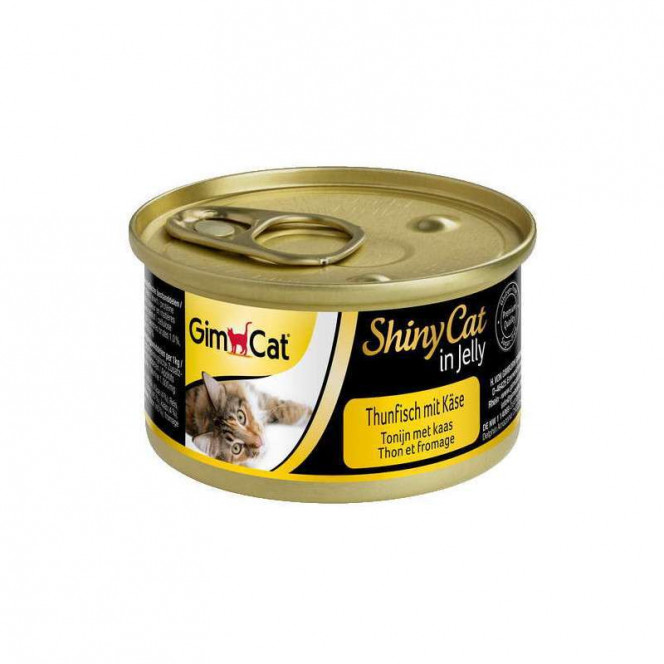 GimCat (DzhimKet) of ShinyCat is the Tinned forage with a tuna and cheese for cats