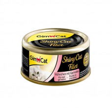 GimCat (DzhimKet) ShinyCat Filet - A tinned forage with chicken fillet and shrimps for cats