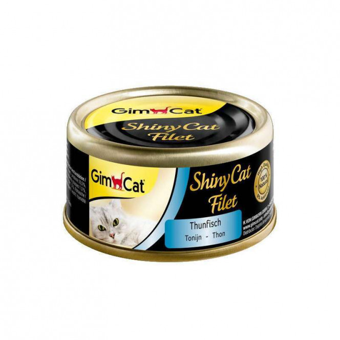 GimCat (DzhimKet) ShinyCat Filet - A tinned forage with tuna fillet for cats