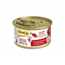 GimCat (DzhimKet) SUPERFOOD ShinyCat Duo - A tinned forage with a tuna and tomatoes for cats (pieces in broth)