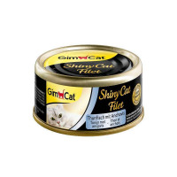 GimCat (ДжимКэт) ShinyCat Filet - Консервированный корм с филе тунца и анчоусами для котов