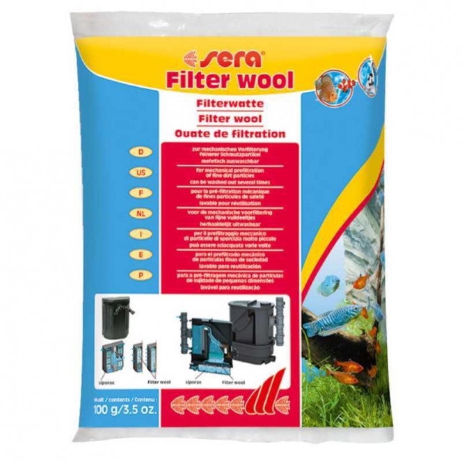 Sera (Сера) Filter Wool - Вата для фильтров очищения воды