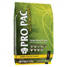 PRO PAC DOG Ultimate Large Breed Puppy Chicken & Brown Rice Formula - A dry feed with chicken and rice for puppies of large breeds