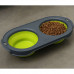 Dexas Collapsible Pet Feeder - A double pan for a koshachy forage