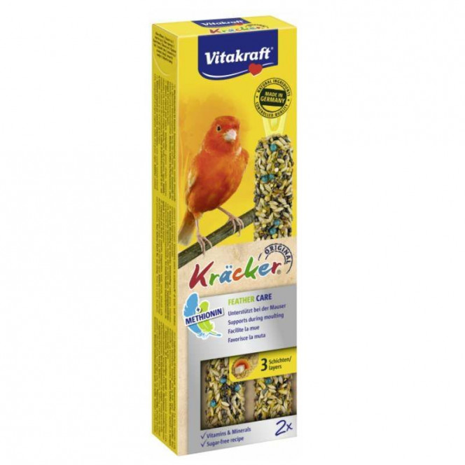 Vitakraft (Витакрафт) Kracker Original Feather Care - Крекер для канареек в период линьки