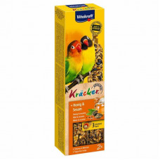 Vitakraft Kracker Original Honey&Sesame - Cracker with honey and sesame for little African parrots