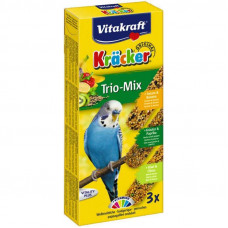 Vitakraft Kracker TRIO MIX - Crackers for budgerigars with a fig paprika and a kiwi