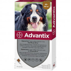 Advantix by Bayer Animal - Drops from fleas and ticks for dogs (1 pipette)