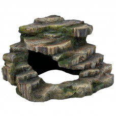 Trixie Decoration Corner Rock with Cave and Platform - Scenery the rock with a cave and the platform for a terrarium 15 cm high