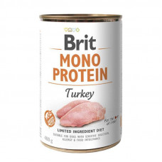 Brit (Is shaven) Mono Protein Turkey - Canned food for dogs with a turkey