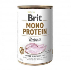 Brit (Is shaven) Mono Protein Rabbit - Canned food for dogs with a rabbit