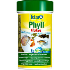 Tetra Phyll Flakes - A forage for fishes in the form of flakes with vegetable ingredients