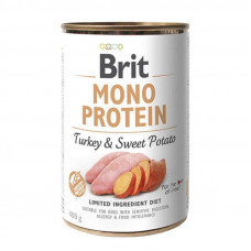 Brit (Is shaven) Mono Protein Turkey & Sweet Potato - Canned food for dogs with a turkey and sweet potatoes