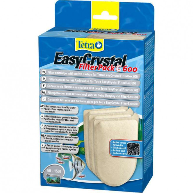 Tetra Easy Crystal Filter Pack C 600 - An insert for the filter with activated carbon