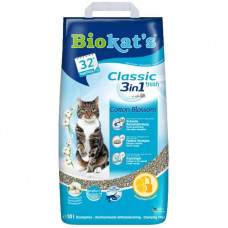 BIOKATS (Biokets) CLASSIC FIOR DE COTTON 3 in 1 - Filler komkuyushchiysya for a cats toilet the CLASSIC 3 in 1 with aroma of cotton