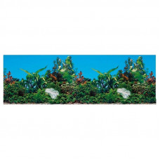 Trixie Decoration Aquarium Rear Wall - A background for a decor of an aquarium of bilateral, 120x50 cm