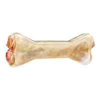 Trixie the Bone pressed with salami for dogs