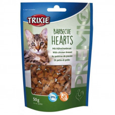 Trixie PREMIO Barbecue Hearts - Delicacy with chicken for cats