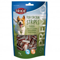 Trixie PREMIO Stripes Chicken and Pollock - Stick delicacy with chicken and a salmon for dogs