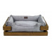 HARLEY & CHO (Harley And Cho) DREAMER Velvet - A plank bed velveteen in a framework from a light tree for cats and dogs