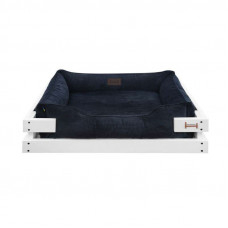 HARLEY & CHO (Harley And Cho) DREAMER Plank bed in a framework velveteen (white tree) for cats and dogs