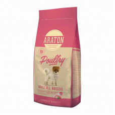 Araton Poultry Adult All Breeds - A dry feed with fowl for adult dogs of small and average breeds