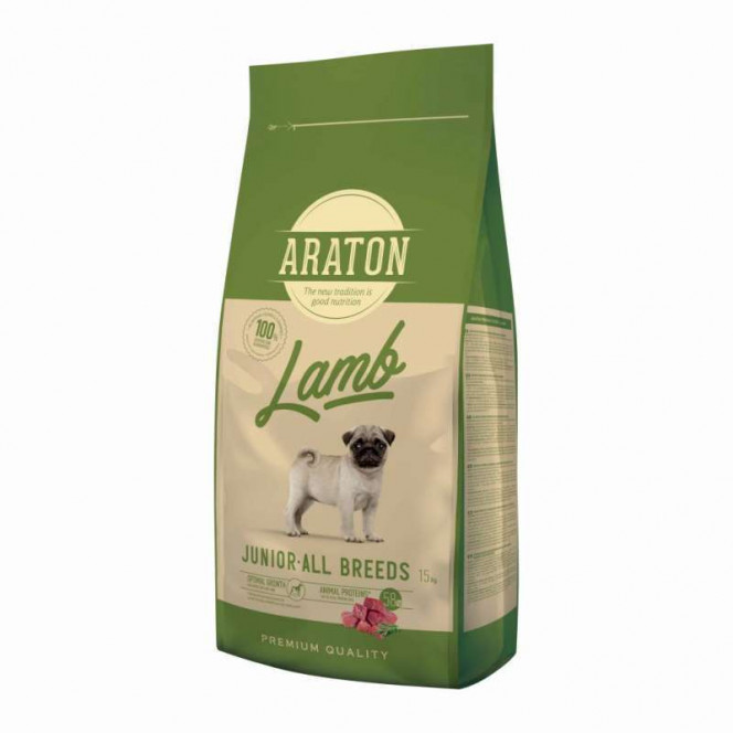 Araton (Аратон) Lamb Junior All Breeds - Сухой корм с ягненком и рисом для молодых собак всех пород