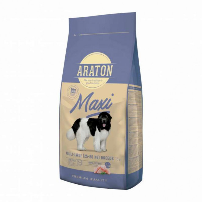 Araton Maxi Adult - A dry feed with fowl for adult dogs of large breeds