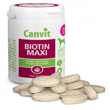 Canvit Biotin Maxi - A vitamin complex for leather, wool and claws of dogs of large breeds