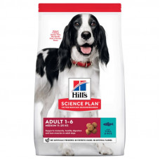 Hills Science Plan Adult Medium with Tuna&Rice - A dry feed with a tuna and rice for adult dogs of average breeds