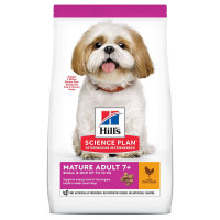 Hills Science Plan Mature Adult 7+ Small&Mini with Chicken - The dry feed with chicken for dogs is more senior than 7 years of small and tiny breeds