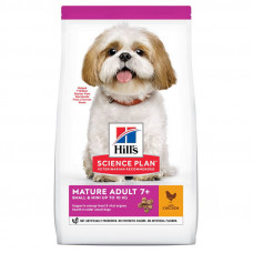 Hills Science Plan Mature Adult 7+ Small&Mini with Chicken - The dry feed with chicken for dogs is more senior than 7 years of small and tiny breeds