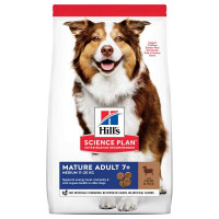 Hills Science Plan Mature Adult 7+ Medium with Lamb&Rice - The dry feed with a lamb and rice for dogs of average breeds is more senior than 7 years