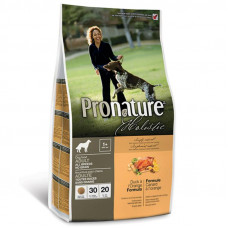 Pronature Holistic (Holistik Pronature) Adult Duck&Orange - Dry bezzernovy a forage with a duck and orange for adult dogs