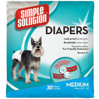 Simple Solution (Симпл Солюшн) Fashion Print Diapers - Подгузники гигиенические с рисунком для собак