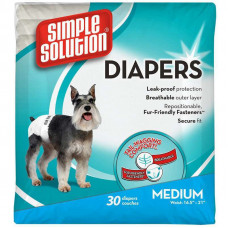 Simple Solution (Simpl Solution) Fashion Print Diapers - Diapers hygienic with the drawing for dogs