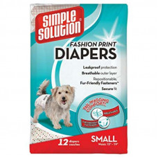 Simple Solution (Simpl Solution) Fashion Print - Diapers hygienic with the drawing for dogs