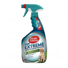 Simple Solution (Simpl Solution) Extreme Stain & Outdor Remover - Means converter against all types of unpleasant smells for dogs and cats