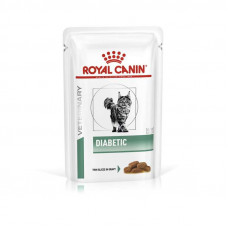 Royal Canin Diabetic Cat Pouches - A tinned forage, a diet for cats at diabetes (segments in sauce)