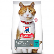 Hills (Хиллс) Science Plan Sterilised Cat Young Adult with Tuna - Сухой корм с тунцом для стерилизованных котов и кошек