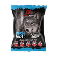 Alpha Spirit Snacks Fish - Semi-damp treats for dogs with fish