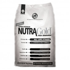 Nutra Gold Pro Breeder - A dry feed with meat of chicken for dogs at all stages of life