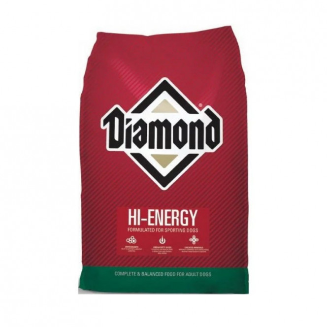 Diamond Hi-Energy - The dry high-energy feed developed especially for sports and hunting breeds of dog