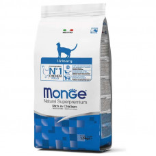 Monge Urinary Rich in Chicken - A dry feed with chicken for cats, prevention of an urolithic disease